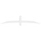 Ekena Millwork Bellingham Architectural Grade PVC Gable Bracket, 84"W x 17 1/2"H x 4"D x 4"F, 5/12 Pitch GBP084X18X0404BEL00 - alternate 2